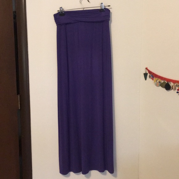 J. Crew purple maxi skirt - Picture 2 of 8
